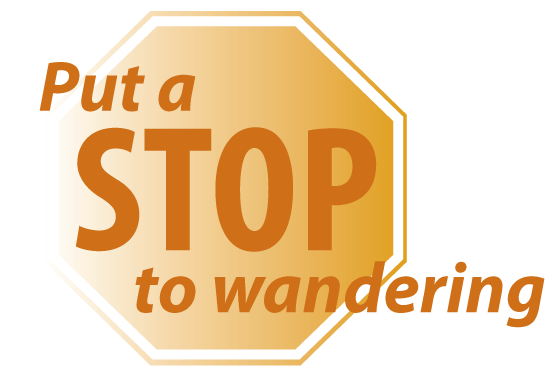Put a stop to wandering logo